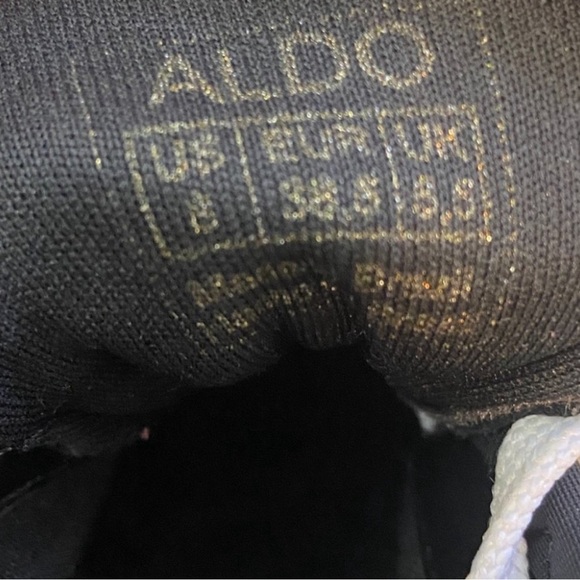 Aldo Cadorelia Mid Heel Low Top Sneakers Size 8 - Picture 6 of 6